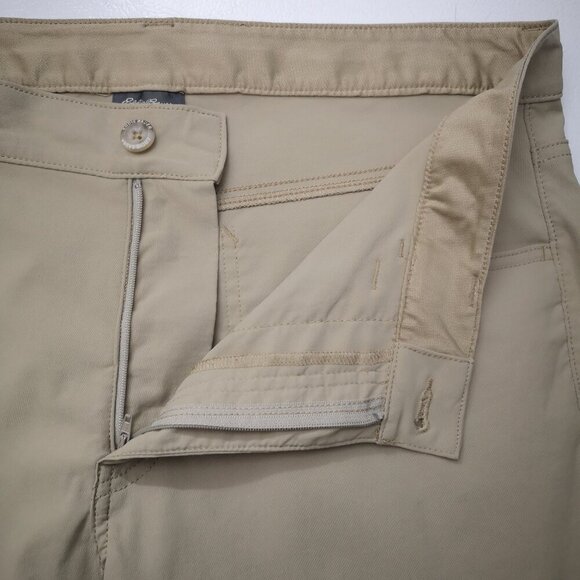 Eddie Bauer Men's Size 34/30 Tan Straight Legs Lightweight Casual Pants - Picture 7 of 13